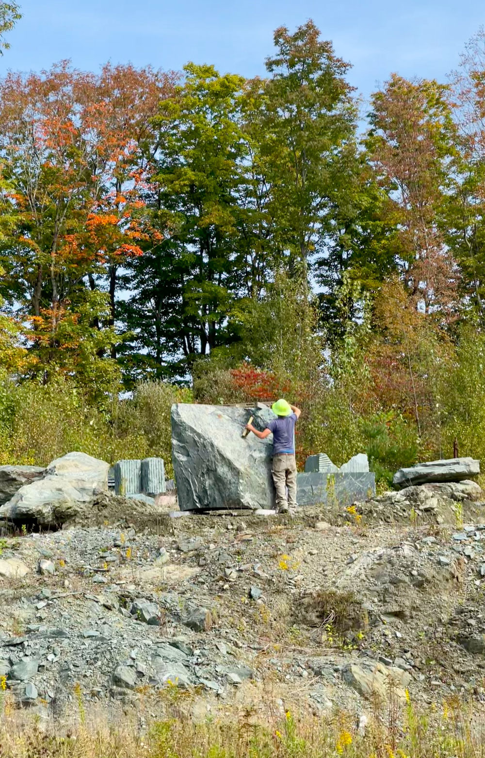 Vermont Verde Antique® Serpentine quarry